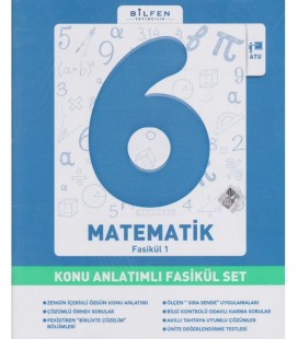 6. Sınıf Matematik Konu Anlatım Fasikül Set - Bilfen Yayınları