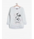 Koton Minnie Kız Çocuk Sweatshirt  Gri 6KKG19474TK023