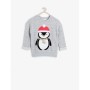 Koton Penguen Desenli Sweatshirt Gri 6KKG19274OK023