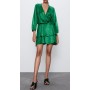 Zara Kadın Saten Mini Elbise 2363/762/500