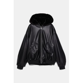 Zara Kadın Siyah Bomber Ceket 4341/001