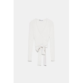 Zara Kadın Fitilli Kruvaze Bluz 5536/009