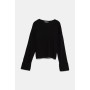 Zara Oyumlu Kadın Sweatshirt Siyah 0264/005/800