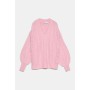 Zara Listing Düğümlü Pembe Kadın Kazak 5755/008