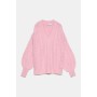 Zara Listing Düğümlü Pembe Kadın Kazak 5755/008