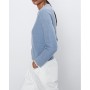 Zara Kadın Sweatshirt Mavi Triko 2142/006/400