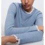 Zara Kadın Sweatshirt Mavi Triko 2142/006/400