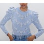 Zara Çiçek Desenli Kazak 5802/002/403