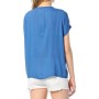 Mavi Kadın Bluz Regular Fit 120926-20875 Nakış Detaylı Bluz Göl Mavi