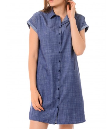 Mavi Kadın Gömlek Elbise 130329-18790 Kısa Kollu Elbise İndigo