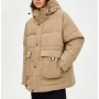 Pull & Bear Erkek Şişme Su Geçirmez Parka Mont 5750/502/711