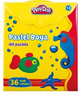 Play-Doh 36 Renk Pastel Boya / Çantalı PLAY-PA008