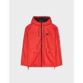Bershka Kapüşonlu Erkek Turuncu Parka 1293/086/615