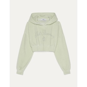 Bershka Kadın Parlak Detaylı Kapüşonlu Kadife Sweatshirt 1739/326/982