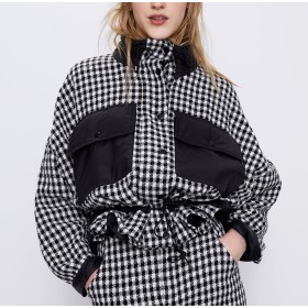 Zara Kadın Kareli Ceket 2674/400/064