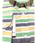 U.S. Polo Erkek Gömlek G081SZ004.000.849503 Sarı Yeşil Gömlek