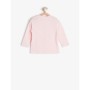 Koton Pembe Kız Çocuk Baskılı T-Shirt 6KMG19586GKBT4