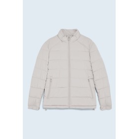Zara Erkek Su Geçirmez Şişme Ekru Mont  7248/400