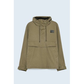Zara Erkek Kanguru Cepli Parka Haki 1792/416/505