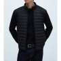 Zara Uyumlu Yan Panelli Erkek Siyah Şişme Mont 8574/400