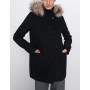 Zara Suni Kürk Kapüşonlu Kadın Kaban 8073/238/800