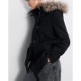 Zara Suni Kürk Kapüşonlu Kadın Kaban 8073/238/800