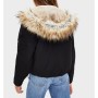 Bershka Kadın Mont Siyah 6505/109/800