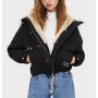 Bershka Kadın Mont Siyah 6505/109/800