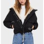 Bershka Kadın Mont Siyah 6505/109/800