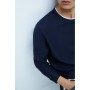 Zara Kontrast Dokulu Erkek Swaetshirt 4087/402/401