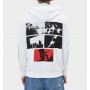 Bershka Erkek Desenli Kapüşonlu Sweatshirt 1847/461/250
