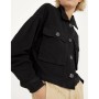 Bershka Kadın Balon Kollu Utility Siyah Ceket 1140/019/800