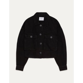 Bershka Kadın Balon Kollu Utility Siyah Ceket 1140/019/800