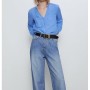 Zara Keten Kadın Gömlek 2242/270/403