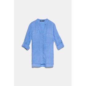 Zara Keten Kadın Gömlek 2242/270/403