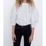Zara Kadın Siyah İspanyol Paça Orta Bel Jean Pantolon 3643/014
