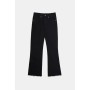 Zara Kadın Siyah İspanyol Paça Orta Bel Jean Pantolon 3643/014