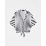 Bershka Önü Düğümlü Oversize Kadın Gömlek 0931/168/407