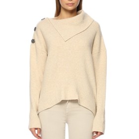Network Balıkçı Yaka Bej Kadın Triko 1070899-023