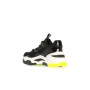 NetWork Kadın Siyah - Neon Kalın Tabanlı Sneaker 1072518