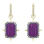 Swarovski Küpe Tarot Magic Pe Hoop Ayst/Cry/Gos 5490915