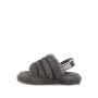 UGG Kadın Fluff Yeah Antrasit Tüylü Terlik