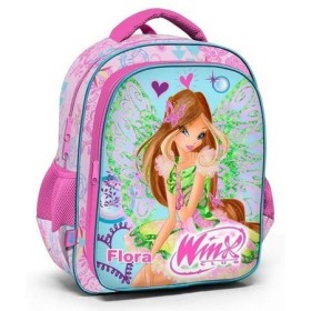 Winx Club Pembe ilkokul Sırt Kız Çocuk Okul Çantası Flora 63265