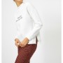 Koton Yazılı Baskılı Kadın Sweatshirt  Ekru 0KAL18453IK001