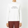 Koton Yazılı Baskılı Kadın Sweatshirt  Ekru 0KAL18453IK001