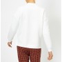 Koton Yazılı Baskılı Kadın Sweatshirt  Ekru 0KAL18453IK001