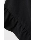 H&M Kadın V Yakalı Viskoz Siyah Elbise 0721744002