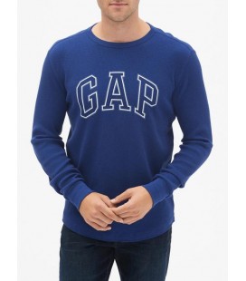 Gap Logo Uzun Kollu Erkek Mavi Sweatshirt  528807