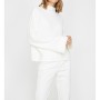 Koton Kadın Yüksek Yaka Sweatshirt Ekru 0KAK13874EK001