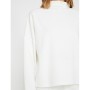 Koton Kadın Yüksek Yaka Sweatshirt Ekru 0KAK13874EK001